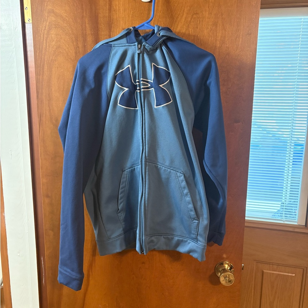 Under Armour Navy and Steel Blue Hoodie